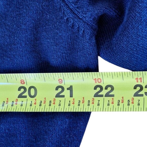 Jos A Bank Signature Collection Pima Cotton Sweater Blue 1/4 Zip Men's size XL - Picture 10 of 15